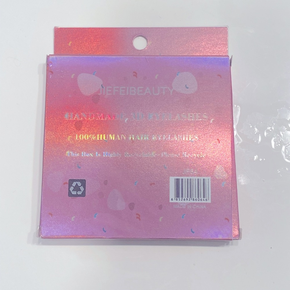 New 🎊HP🎊3 pairs of lashes 3D 100% human hair quality easy to curl - Picture 2 of 2